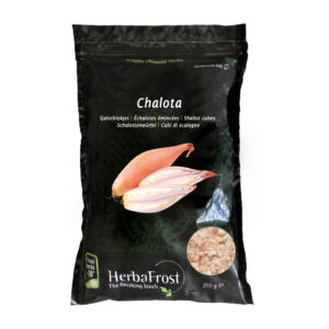 Chalota congelada en CUBOS