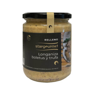 RELLENO DE LONGANIZA BOLETUS Y TRUFA